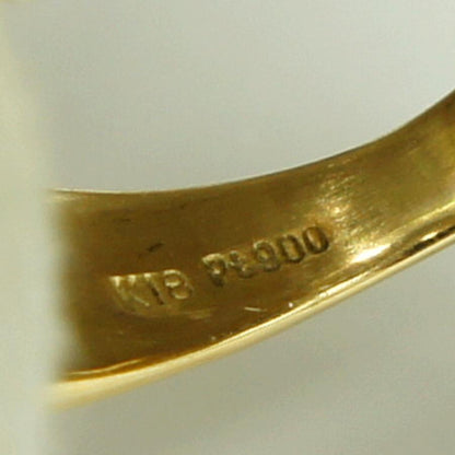 K18/Pt900ファッションリング　リングサイズ11号　重量7.64ｇ　レディース（中古）