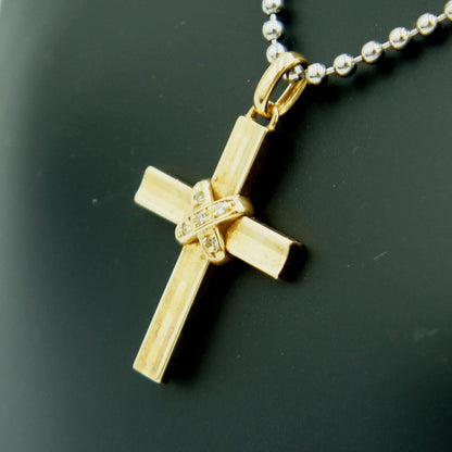 K18クロスペンダントトップ　重量2.22ｇ　レディース（中古）