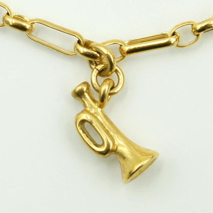 ミキモト(MIKIMOTO)K18パールブレスレット「天使の楽器」　腕回り長さ 約15.5cm　重量8.21ｇ(石の重量含む)　レディース（中古）