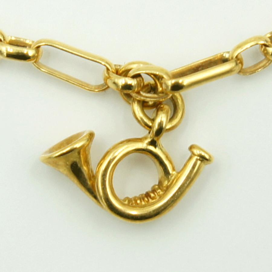 ミキモト(MIKIMOTO)K18パールブレスレット「天使の楽器」　腕回り長さ 約15.5cm　重量8.21ｇ(石の重量含む)　レディース（中古）