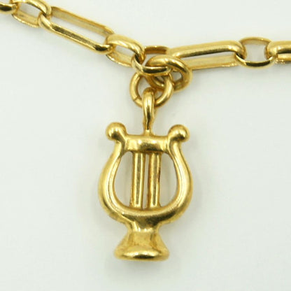 ミキモト(MIKIMOTO)K18パールブレスレット「天使の楽器」　腕回り長さ 約15.5cm　重量8.21ｇ(石の重量含む)　レディース（中古）