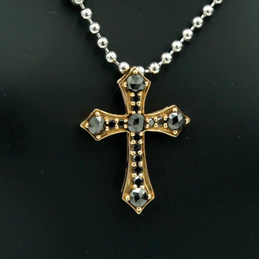 K18ブラックダイヤペンダントトップ　BD0.67ct　重量2.36ｇ(石の重量含む)　レディース（中古）