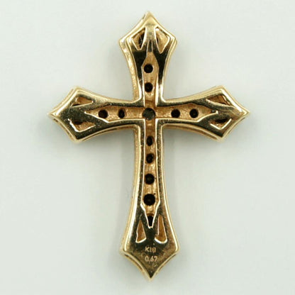 K18ブラックダイヤペンダントトップ　BD0.67ct　重量2.36ｇ(石の重量含む)　レディース（中古）