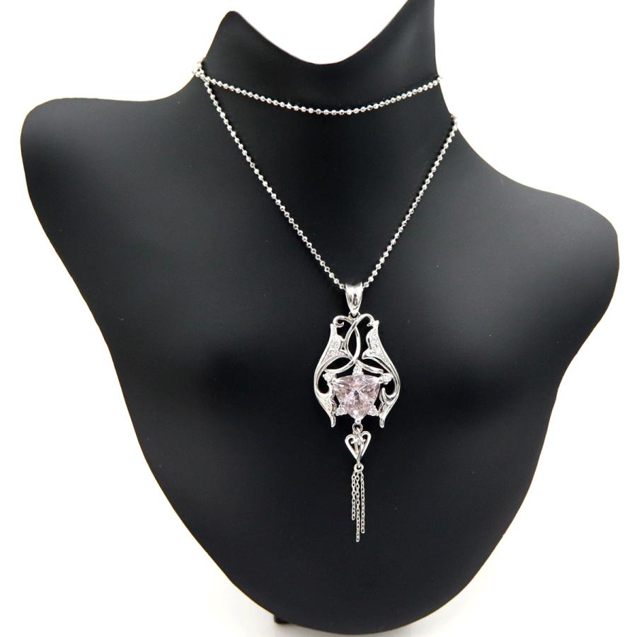 K18WGクンツァイトネックレス　K3.19ct　ネックレス長さ44cm　重量7.50ｇ(石の重量含む) レディース（中古）