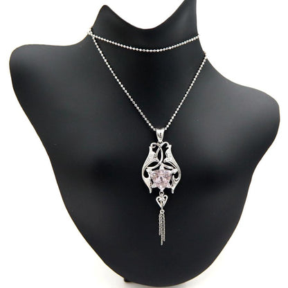 K18WGクンツァイトネックレス　K3.19ct　ネックレス長さ44cm　重量7.50ｇ(石の重量含む) レディース（中古）