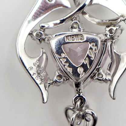 K18WGクンツァイトネックレス　K3.19ct　ネックレス長さ44cm　重量7.50ｇ(石の重量含む) レディース（中古）