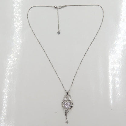 K18WGクンツァイトネックレス　K3.19ct　ネックレス長さ44cm　重量7.50ｇ(石の重量含む) レディース（中古）