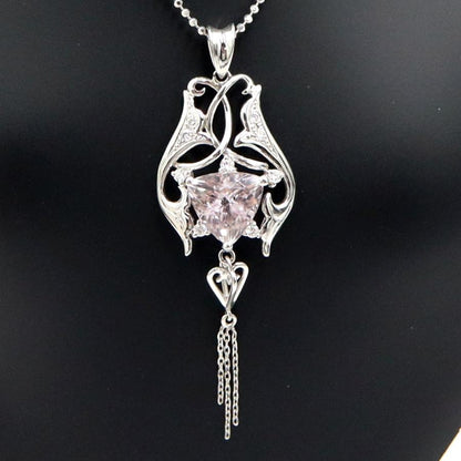 K18WGクンツァイトネックレス　K3.19ct　ネックレス長さ44cm　重量7.50ｇ(石の重量含む) レディース（中古）