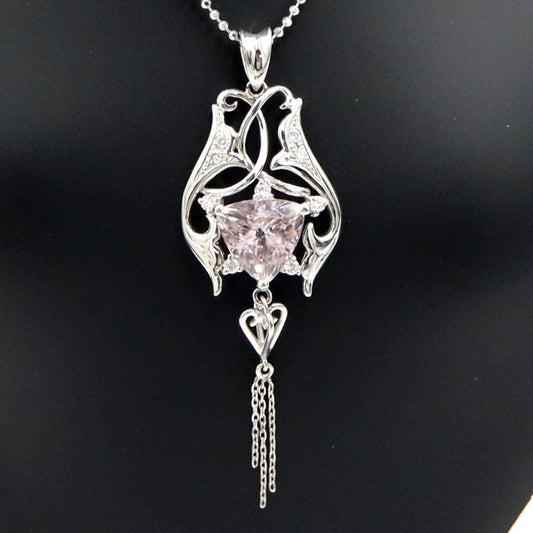 K18WGクンツァイトネックレス　K3.19ct　ネックレス長さ44cm　重量7.50ｇ(石の重量含む) レディース（中古）