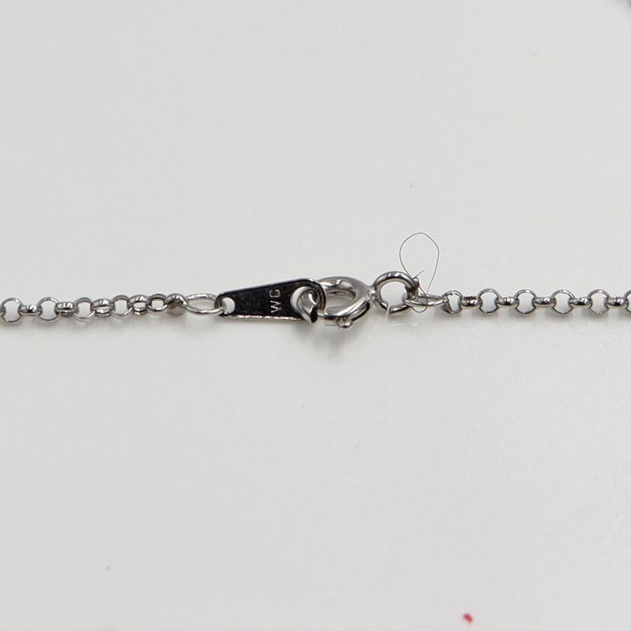 K18WGブルートパーズネックレス　BT6.26ct　ネックレス長さ39cm　重量3.79ｇ(石の重量含む) 　レディース(中古)