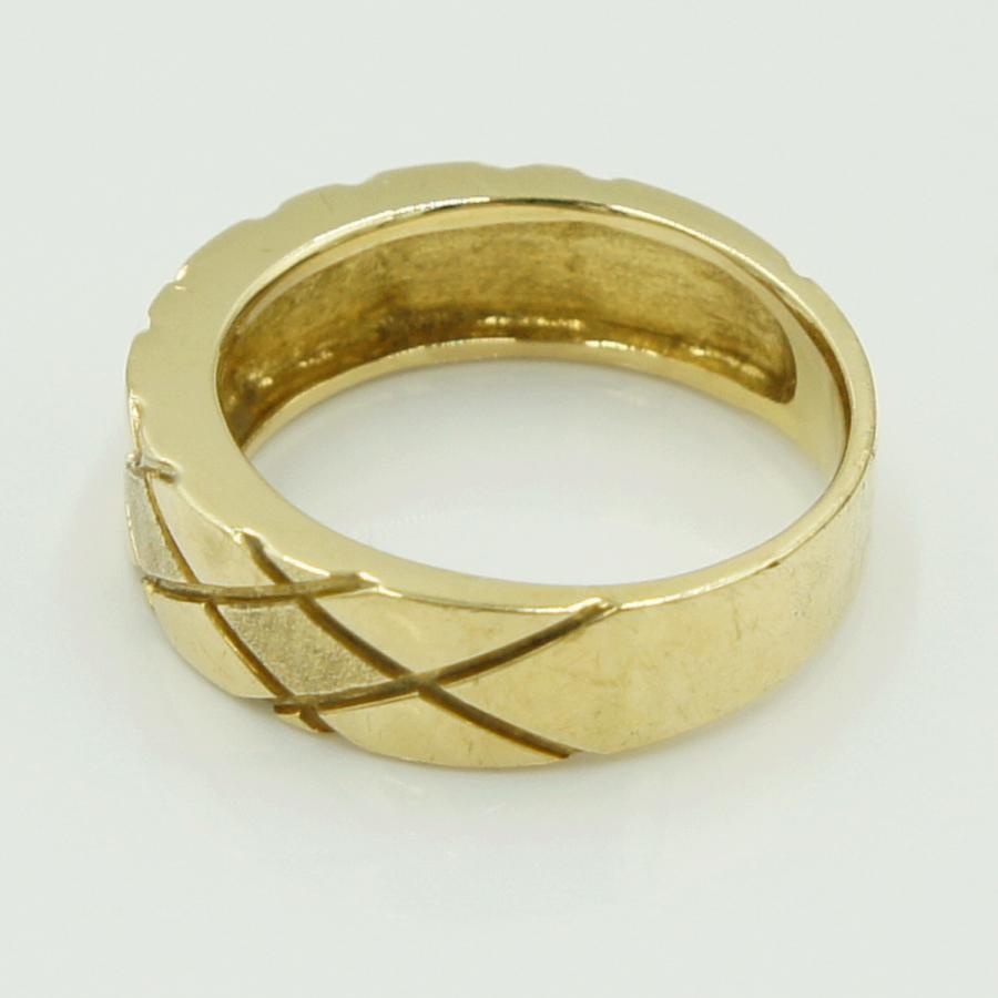 K18ファッションリング　リングサイズ12号　重量5.37ｇ　レディース（中古）