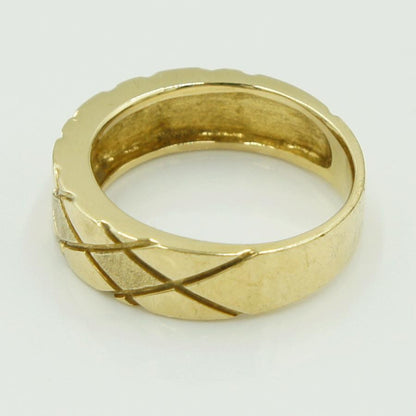 K18ファッションリング　リングサイズ12号　重量5.37ｇ　レディース（中古）