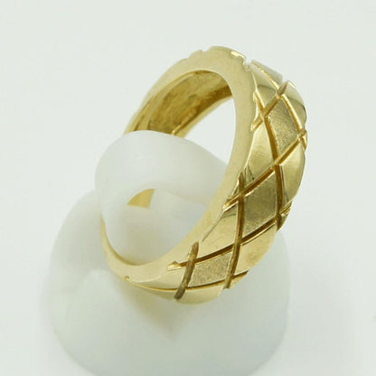 K18ファッションリング　リングサイズ12号　重量5.37ｇ　レディース（中古）