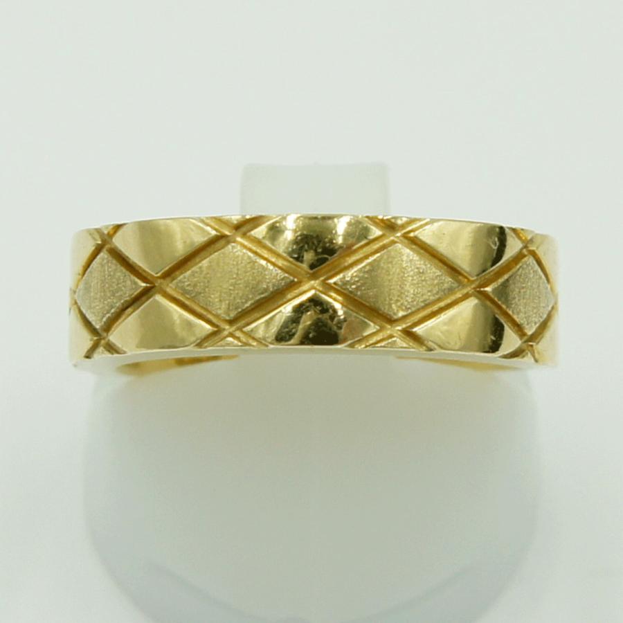 K18ファッションリング　リングサイズ12号　重量5.37ｇ　レディース（中古）