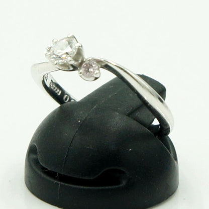 Pt1000ダイヤモンドリング　D0.228ct　P0.08ct　リングサイズ10号　重量3.71ｇ(石の重量含む)（中古）