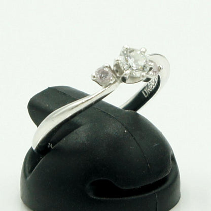 Pt1000ダイヤモンドリング　D0.228ct　P0.08ct　リングサイズ10号　重量3.71ｇ(石の重量含む)（中古）