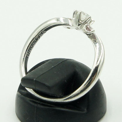 Pt1000ダイヤモンドリング　D0.228ct　P0.08ct　リングサイズ10号　重量3.71ｇ(石の重量含む)（中古）