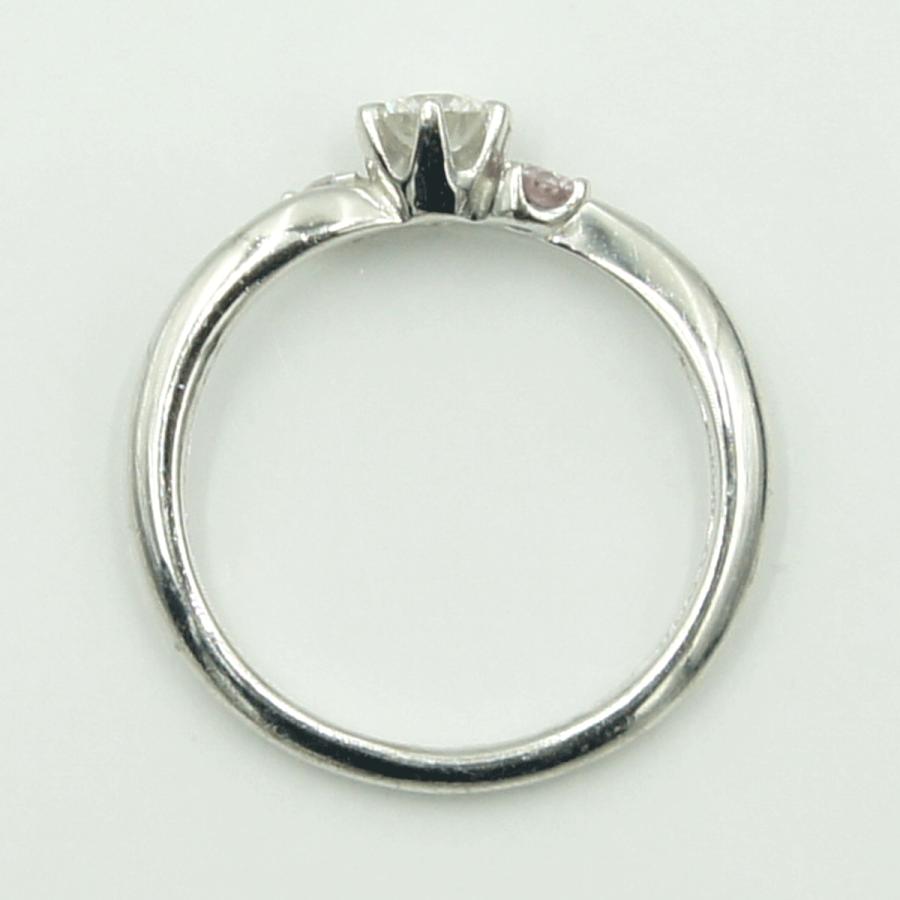 Pt1000ダイヤモンドリング　D0.228ct　P0.08ct　リングサイズ10号　重量3.71ｇ(石の重量含む)（中古）