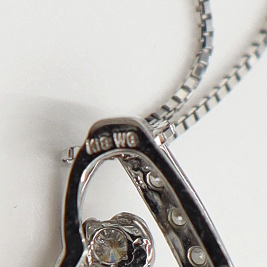 K18WGオパールペンダントネックレス　OP1.21ct　D0.15ct　ネックレス長さ44cm　重量3.76ｇ(石の重量含む)　レディース(中古)