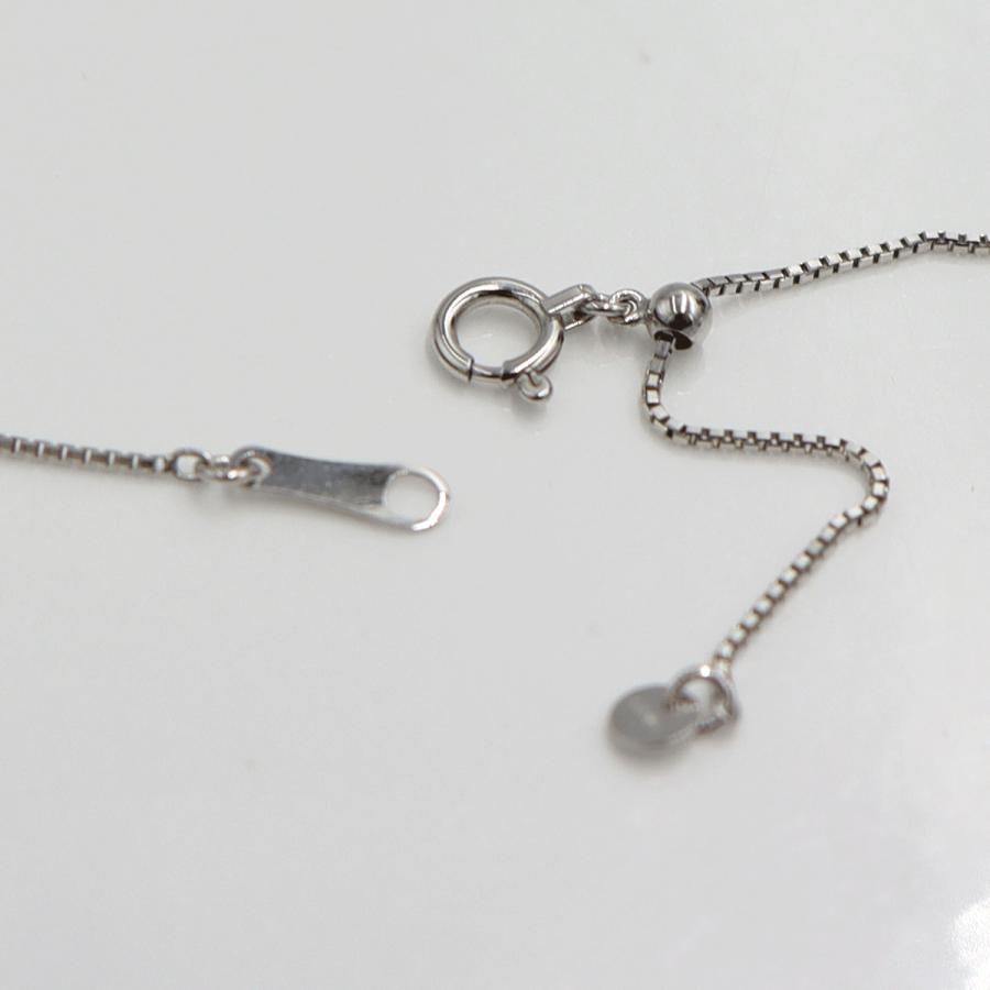 K18WGオパールペンダントネックレス　OP1.21ct　D0.15ct　ネックレス長さ44cm　重量3.76ｇ(石の重量含む)　レディース(中古)