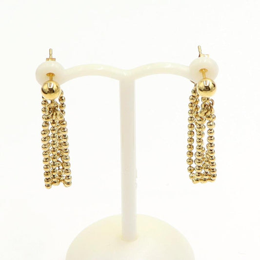 K18デザインピアス　重量3.26ｇ(両耳合計)　（中古）