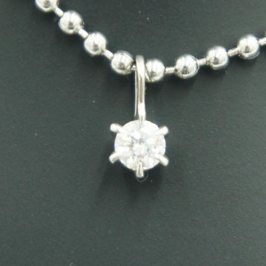 Pt900ダイヤモンドペンダントトップ　D0.222ct（VVSクラス）　重量0.56ｇ（中古）
