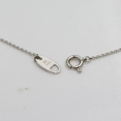 エトワジュエリー(et toi) K18WG/K18ダイヤモンドネックレス　ネックレス長さ40cm　重量3.98ｇ(石の重量含む)　レディース(中古)