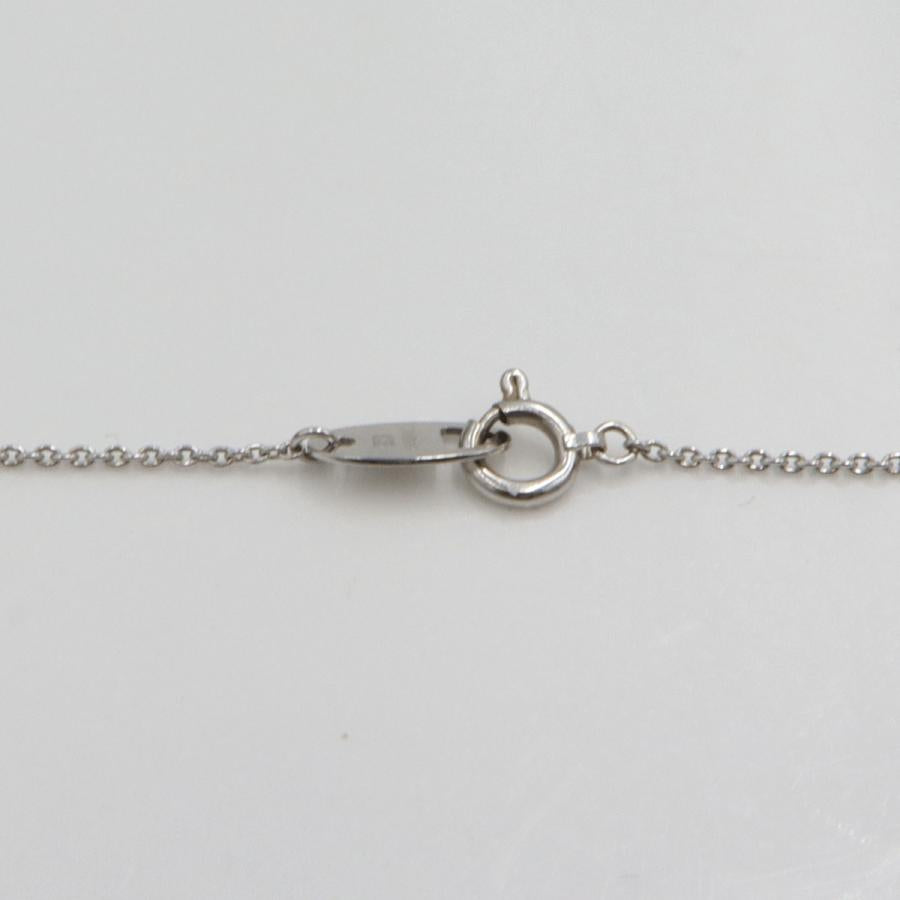 エトワジュエリー(et toi) K18WG/K18ダイヤモンドネックレス　ネックレス長さ40cm　重量3.98ｇ(石の重量含む)　レディース(中古)