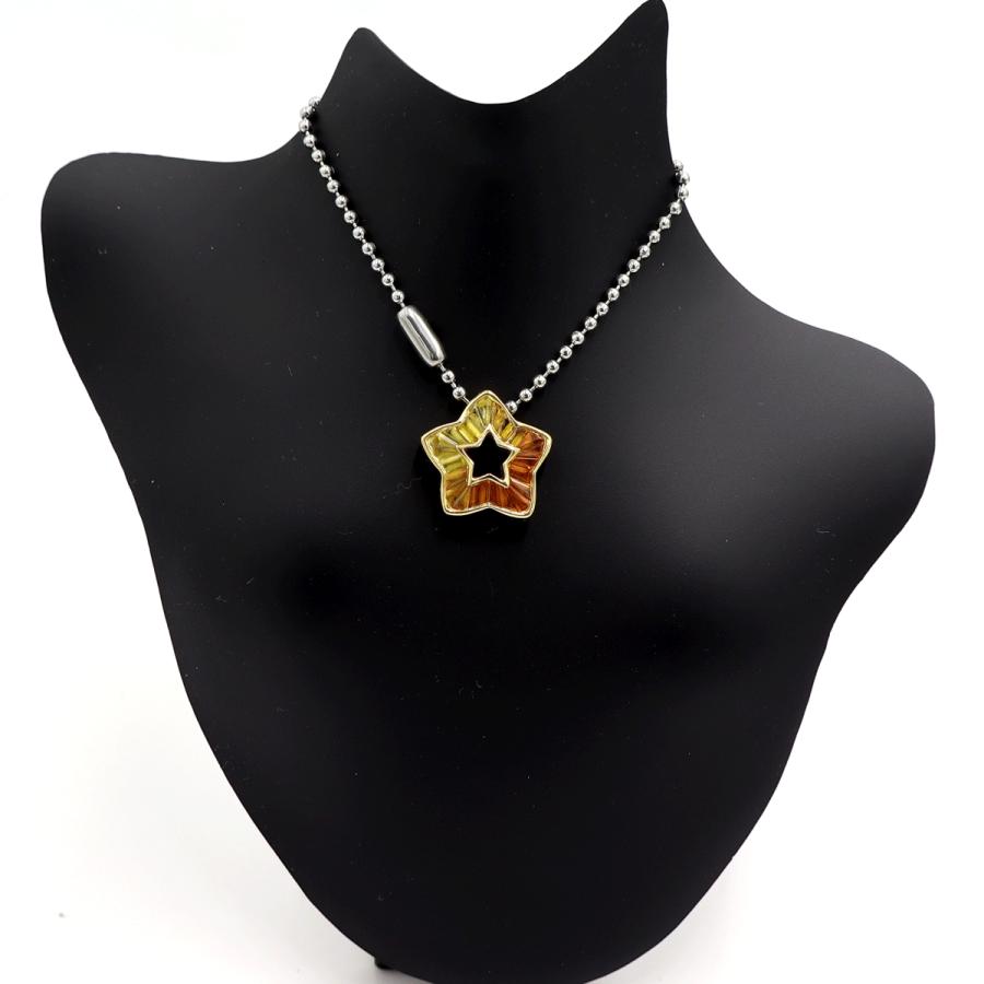 K18トパーズペンダントトップ「スター」　T2.45ct　重量3.86ｇ　星　レディース（中古）