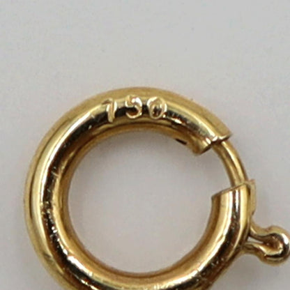 K18ダイヤペンダントネックレス　D0.20ct　D0.13ct　ネック長さ約39cm　重量2.12ｇ(石の重量含む) (中古)