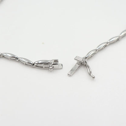 K18WGダイヤモンドネックレス　D0.37ct　ネックレス長さ:40cm　重量8.89ｇ(石の重量を含む) (中古)