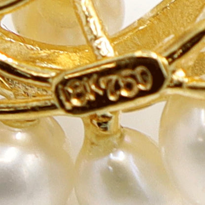 K18淡水ペールペンダントトップ　重量5.23ｇ(石の重量含む) （中古）