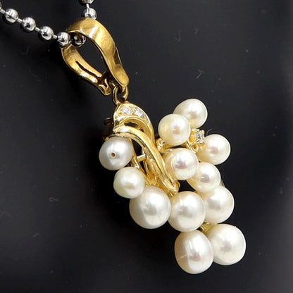 K18淡水ペールペンダントトップ　重量5.23ｇ(石の重量含む) （中古）