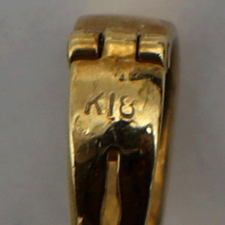 K18淡水ペールペンダントトップ　重量5.23ｇ(石の重量含む) （中古）