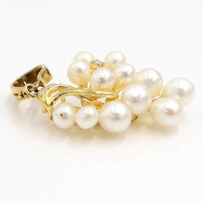 K18淡水ペールペンダントトップ　重量5.23ｇ(石の重量含む) （中古）