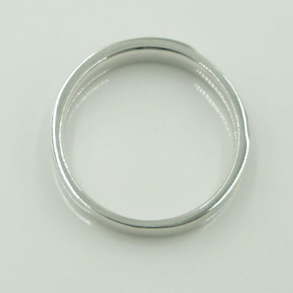 K18WGファッションリング　リングサイズ19号　重量6.25ｇ　レディース（中古）