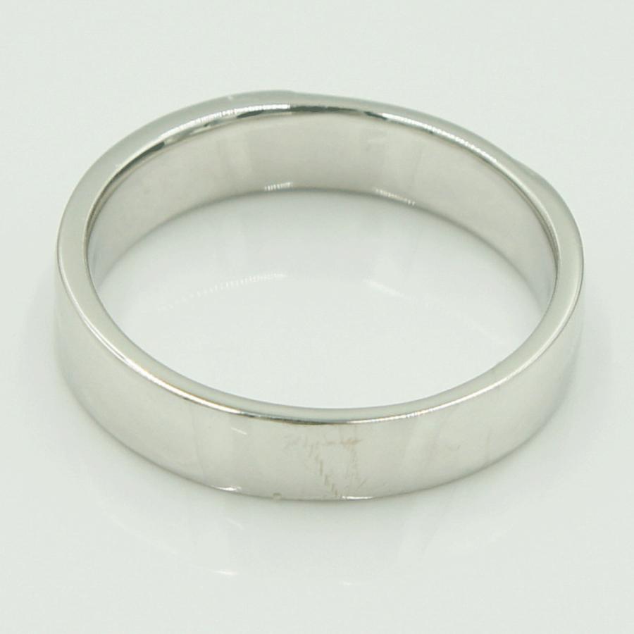 K18WGファッションリング　リングサイズ19号　重量6.25ｇ　レディース（中古）