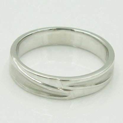 K18WGファッションリング　リングサイズ19号　重量6.25ｇ　レディース（中古）