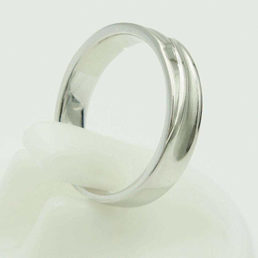 K18WGファッションリング　リングサイズ19号　重量6.25ｇ　レディース（中古）