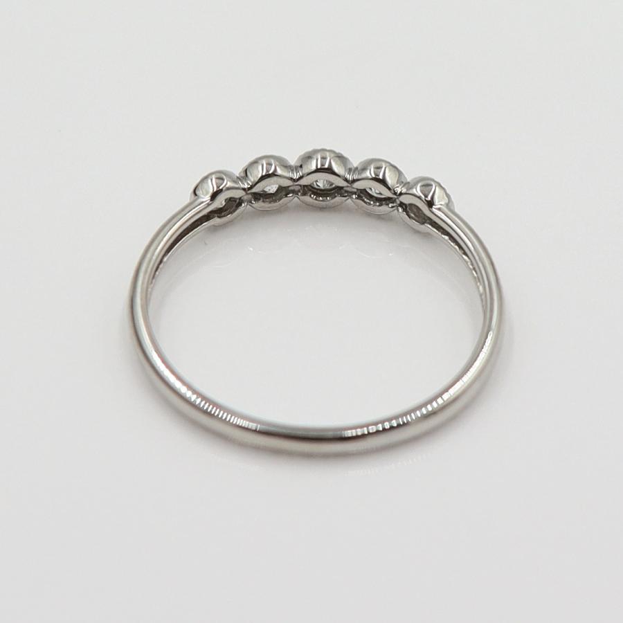 Pt900ダイヤモンドリング　D0.23ct　サイズ14号　重量2.15ｇ(石の重量含む)　レディース(中古)