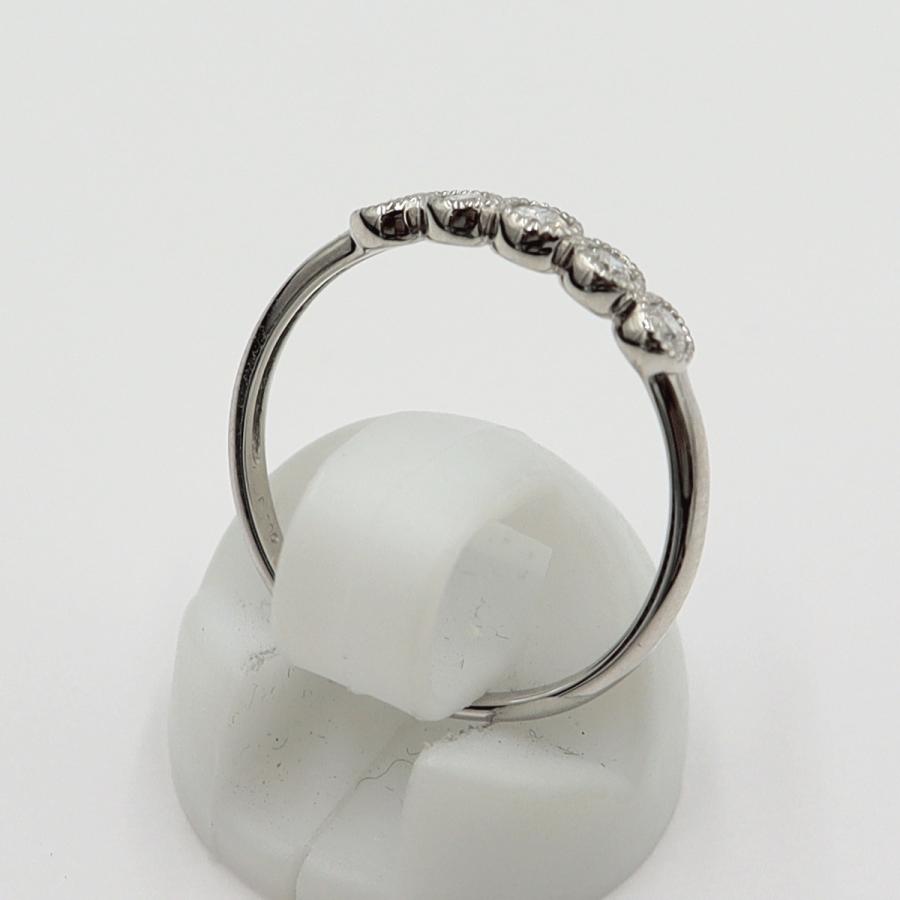 Pt900ダイヤモンドリング　D0.23ct　サイズ14号　重量2.15ｇ(石の重量含む)　レディース(中古)
