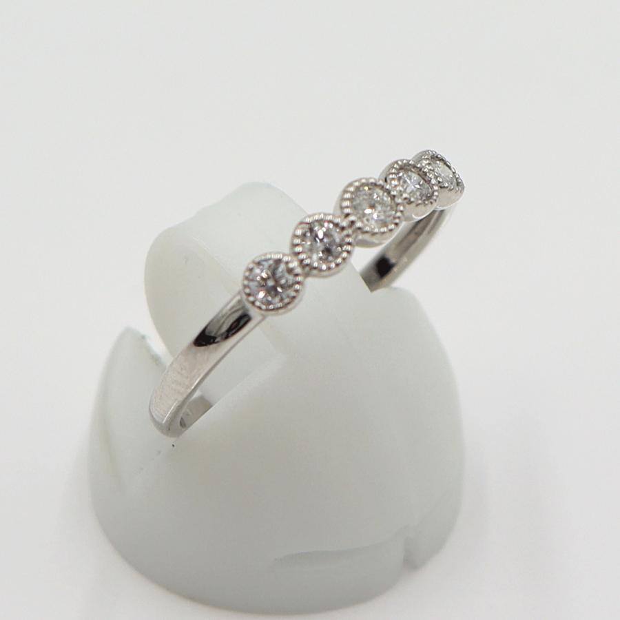 Pt900ダイヤモンドリング　D0.23ct　サイズ14号　重量2.15ｇ(石の重量含む)　レディース(中古)