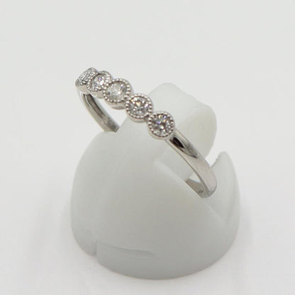 Pt900ダイヤモンドリング　D0.23ct　サイズ14号　重量2.15ｇ(石の重量含む)　レディース(中古)