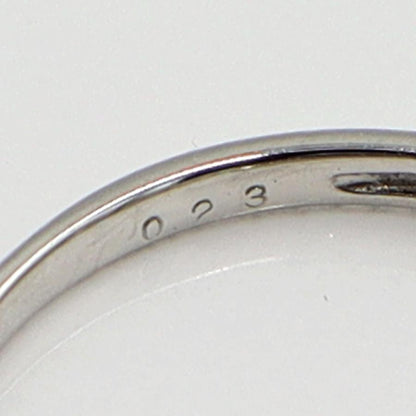 Pt900ダイヤモンドリング　D0.23ct　サイズ14号　重量2.15ｇ(石の重量含む)　レディース(中古)