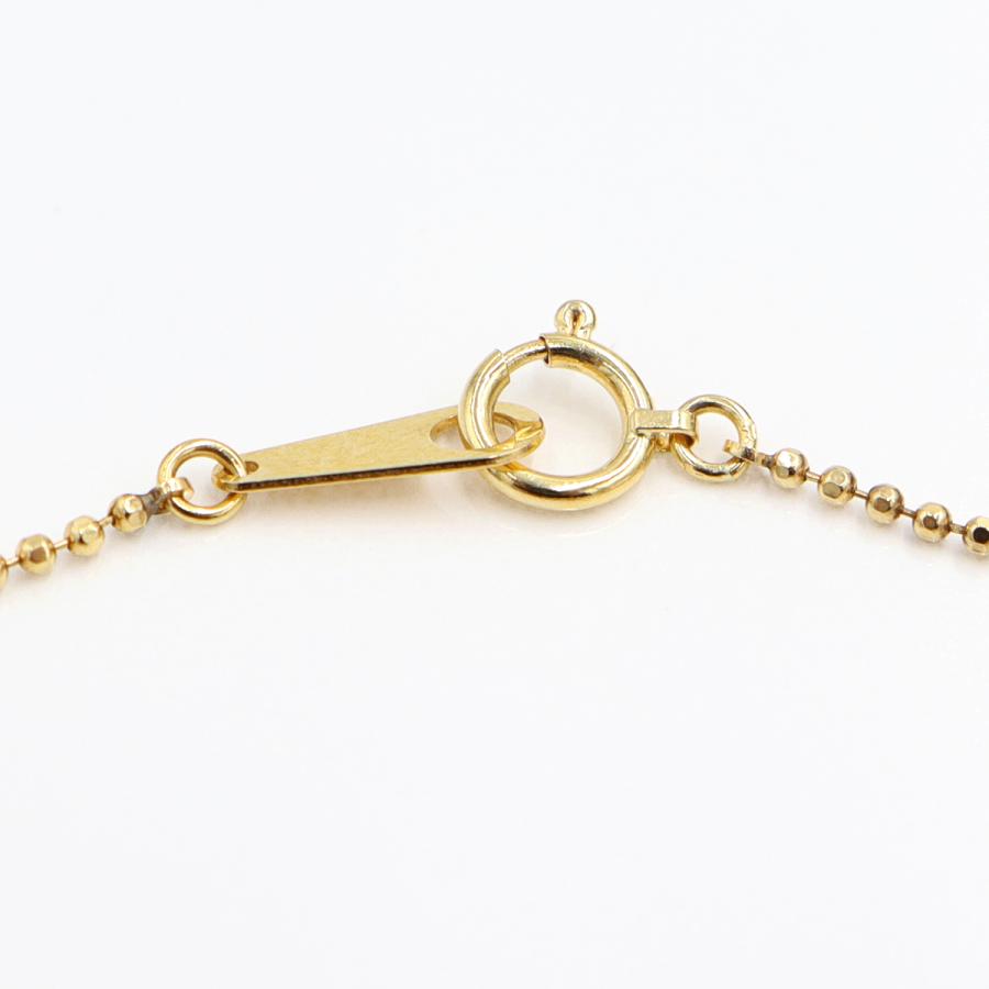 K18デザインブレスレット　長さ18.0cm　重量2.38ｇ（中古）