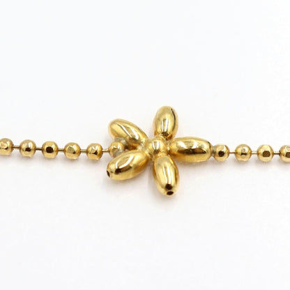 K18デザインブレスレット　長さ18.0cm　重量2.38ｇ（中古）