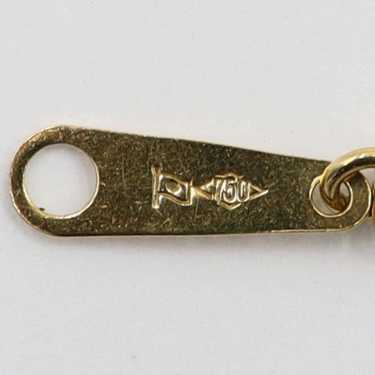 K18デザインブレスレット　長さ18.0cm　重量2.30ｇ（中古）