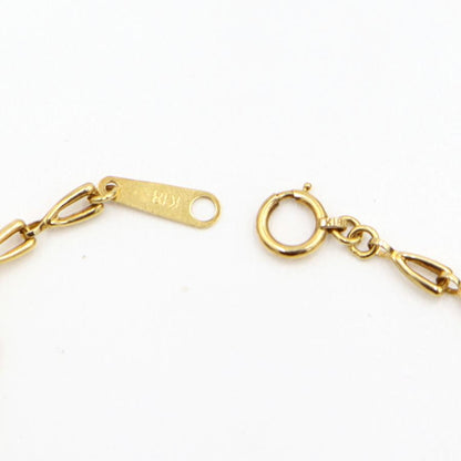 K18デザインブレスレット　長さ18.0cm　重量2.30ｇ（中古）
