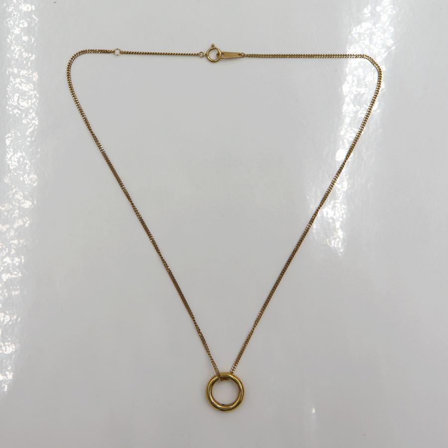 K18ルビーペンダントトップ付ネックレス　ネックレス長さ約39cm　重量6.91ｇ(石の重量含む) レディース（中古）