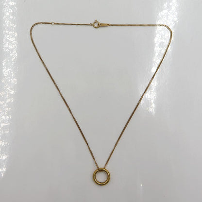 K18ルビーペンダントトップ付ネックレス　ネックレス長さ約39cm　重量6.91ｇ(石の重量含む) レディース（中古）